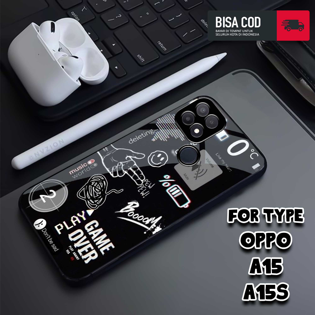 Case OPPO A15 A15S - MOTIF [NASA TICKET] - Casing OPPO A15 A15S - Hardcase Premium Glossy - Silikon 