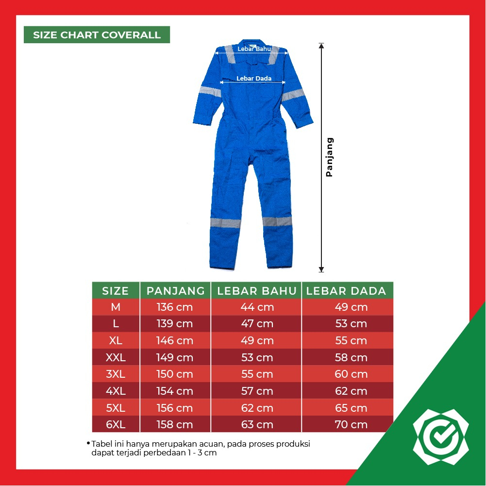 Wearpack Safety Coverall Baju Kerja Proyek Tommy