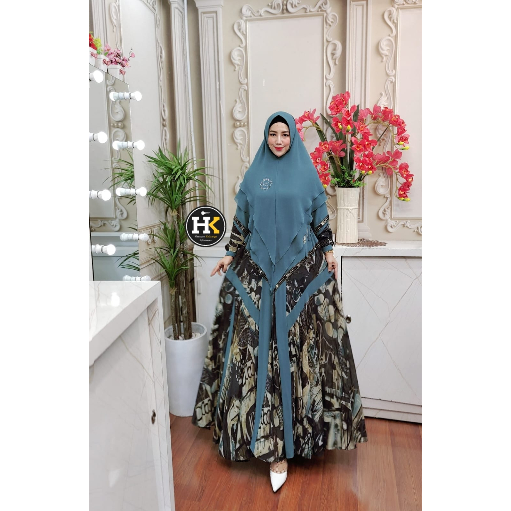 Ertavia Syar'i Series HK By Dermawan ORI Hijab Gamis Syari Kekinian BestSeller Terlaris Termurah Original Syari