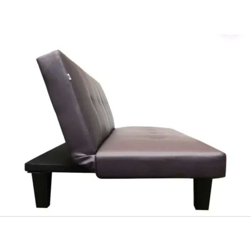 Sofa Tidur Kulit Outdoor Ramadante/Kursi Sofa/Sofabed SOLEIL - Cokelat