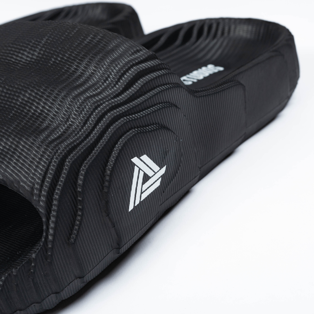 

ID FLADE STUDIOS SANDALS DOMAS BLACK - SANDAL SLIDE PREMIUM PRIA