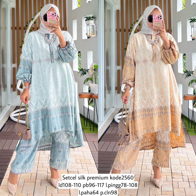 Setcel Silk 4 warna terlaris alvaro