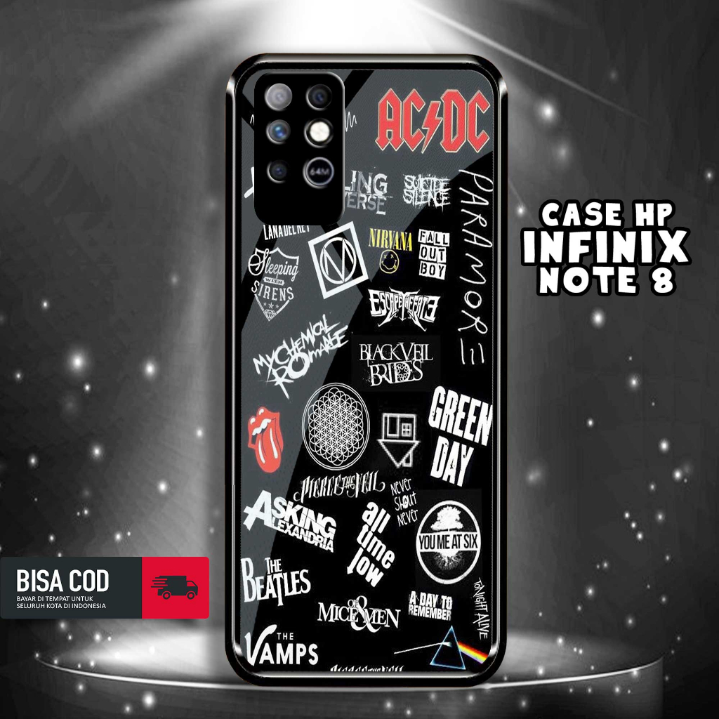 Case INFINIX NOTE 8 Motif [POSTER] Casing INFINIX NOTE 8 TERBARU Hardcase Glossy Kilau 2D Case Hp IN