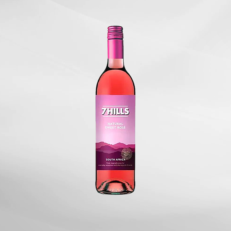 7 Hills Sweet Rose Wine 750ml ( Original &amp; Resmi By Vinyard )