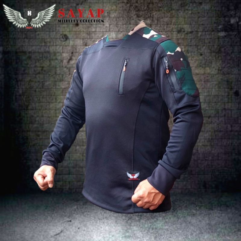 KAOS TNI BAJU BDU TACTICAL LENGAN PANJANG,BAJU OBLONG BDU,BAJU TACTICAL ORIGINAL BRAND SAYAP