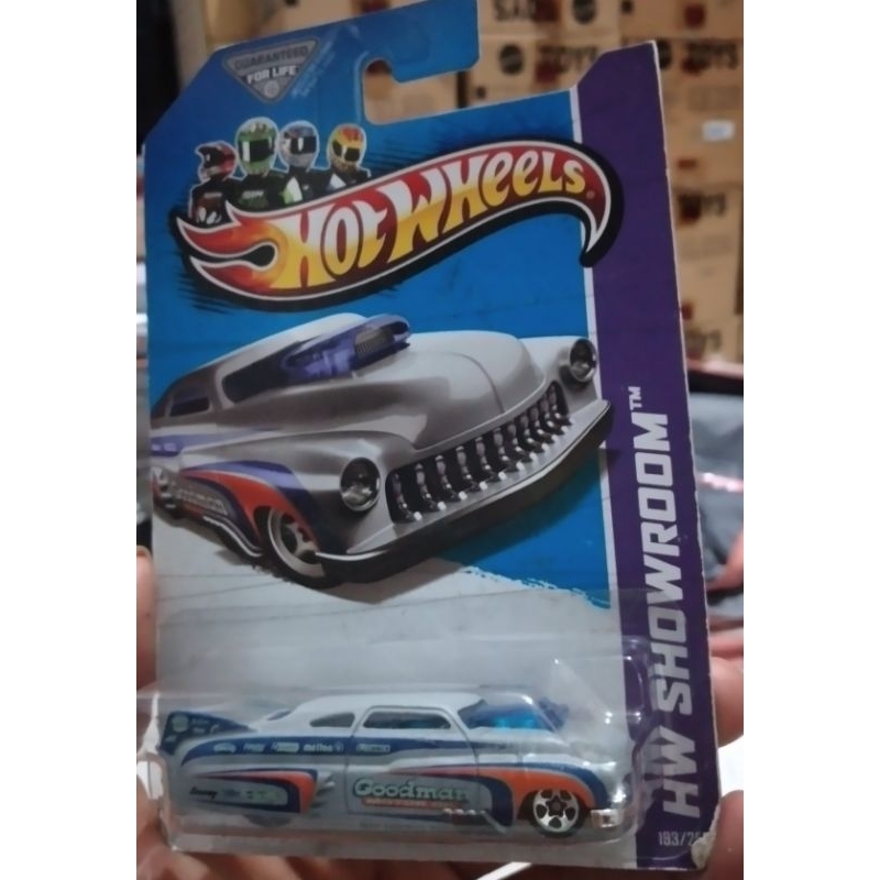 hot wheels 49 Drag Merc abu abu showroom