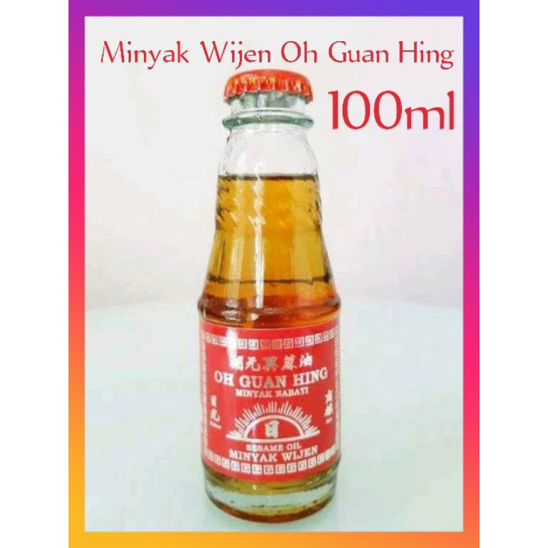 Minyak Wijen Cap Matahari Oh Guan Hing 100ml