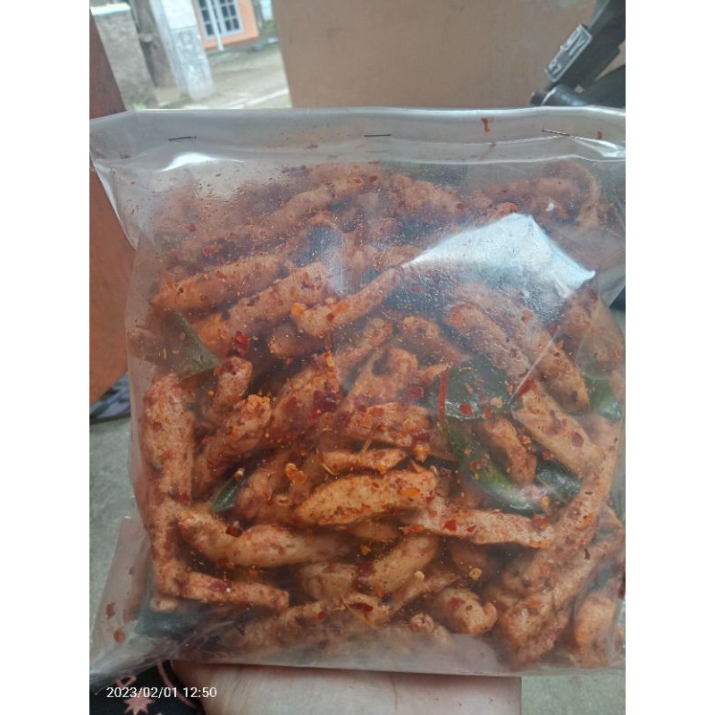 

basreng pedas daun jeruk isi 1 kg