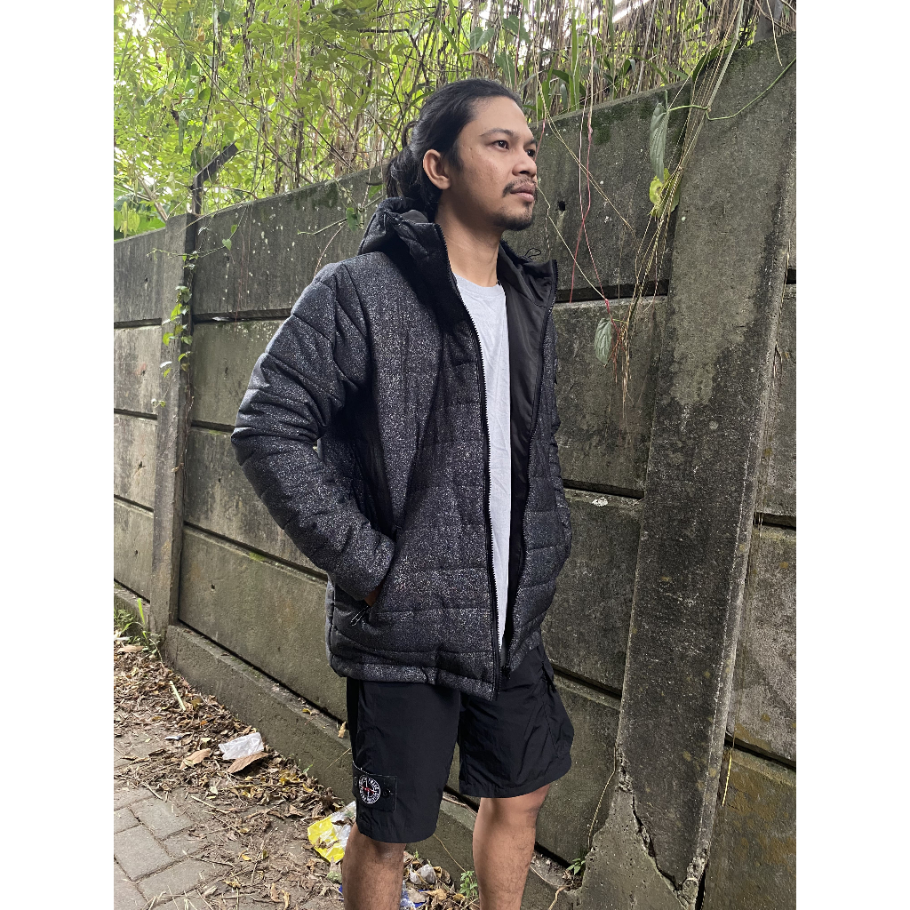 Visual Puffer Jaket Hologram Sparkle