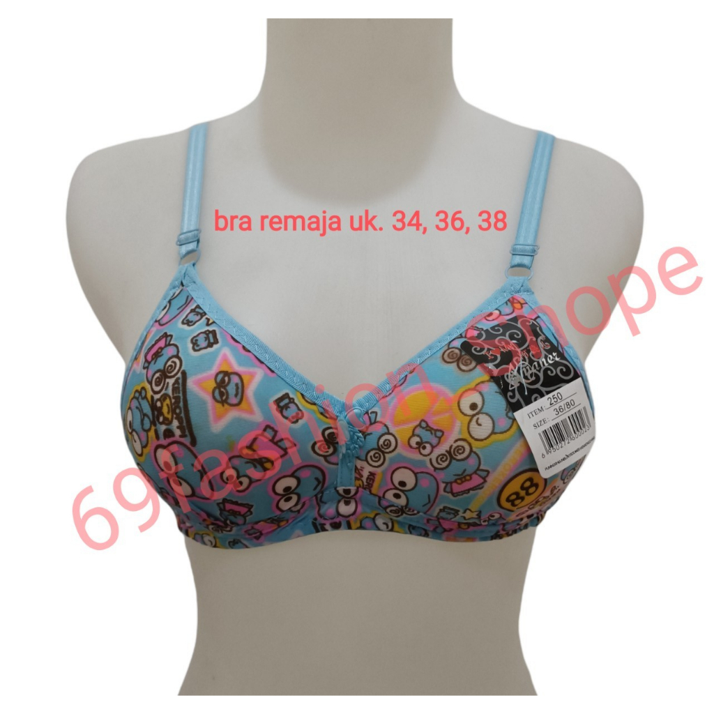 BRA ANAK REMAJA / DEWASA CUP A MODEL SABLON CANTIK BH RUMAHAN BRA PELAJAR BUSA TIPIS IMPORT BEST SELLER