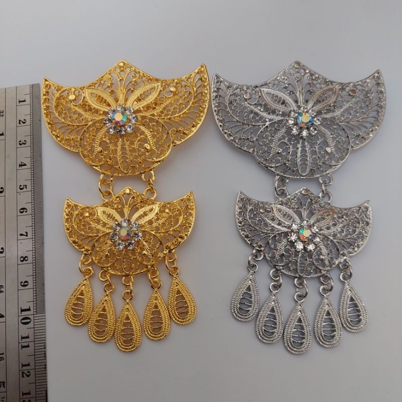 Bros kebaya kutu baru susun dua /bros baju bros murah