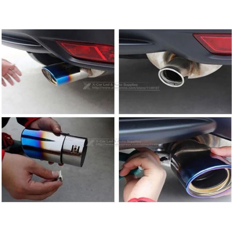 [ORIGINAL 100%] Muffler Tip Ujung Knalpot Mobil