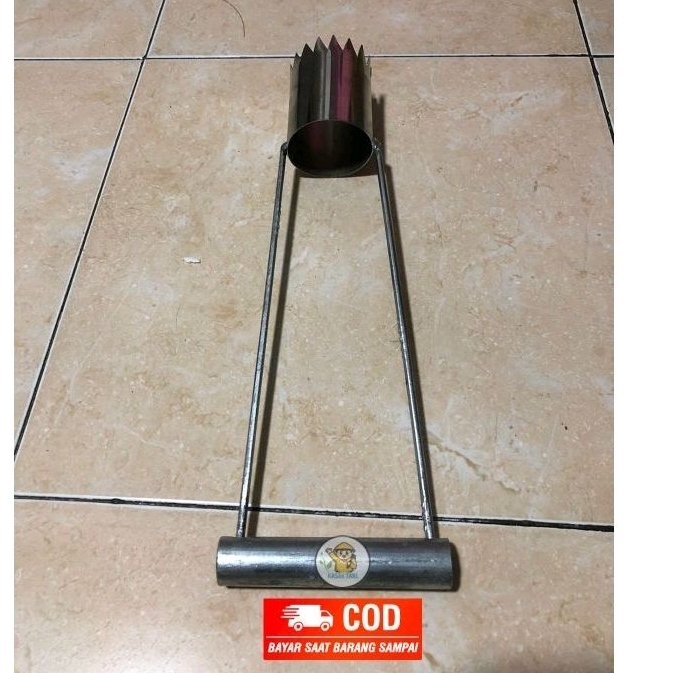 Pelubang Mulsa Stainless Ukuran 40×7cm
