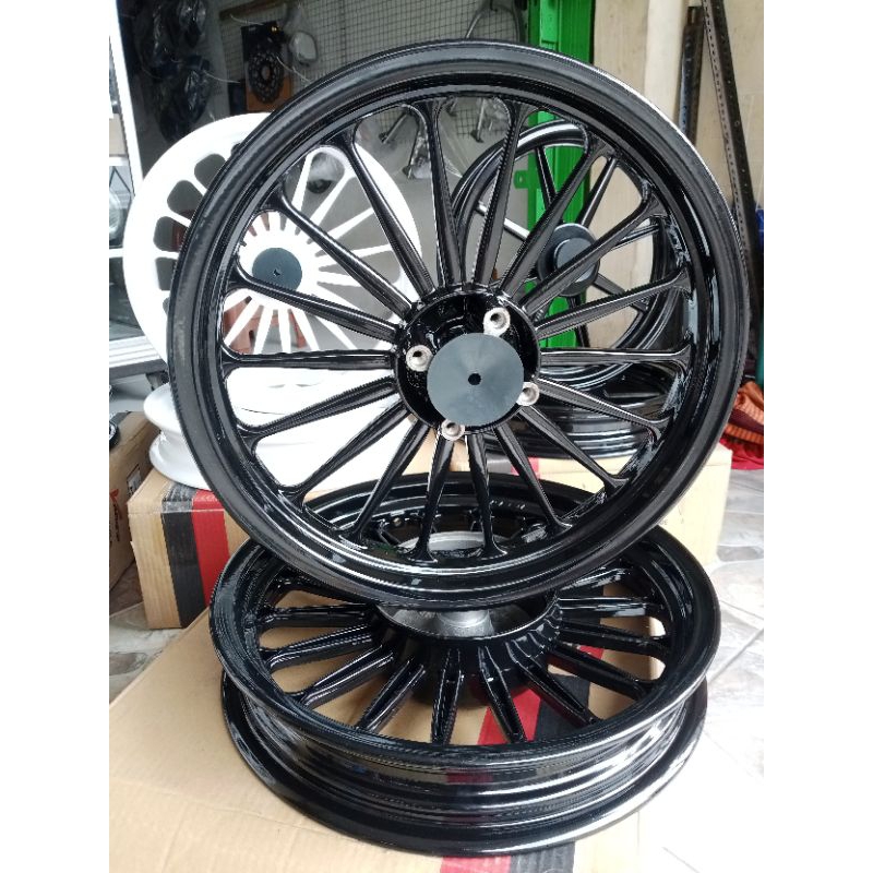 VELG VROSI PALANG 18 VARIO 125 150 HITAM GLOSI RING 14