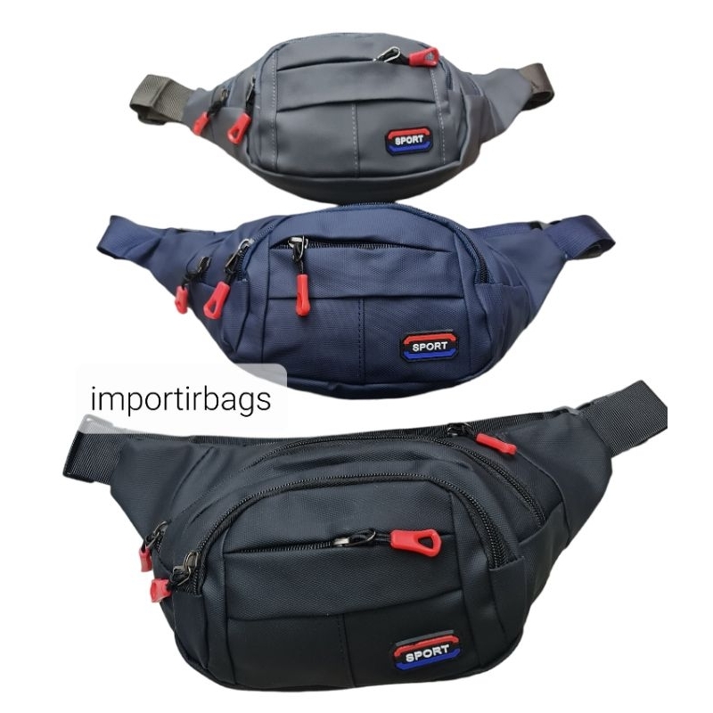 Tas Waistbag Waterproof Selempang Pria Wanita Importirbags