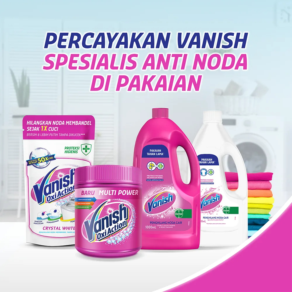 Vanish Botol Pembersih Pakaian White 500mL