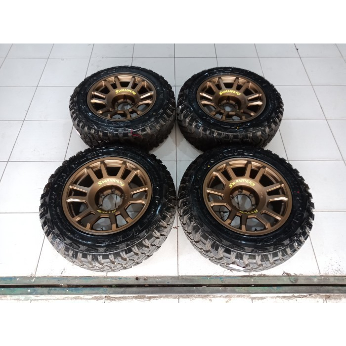 VELG BEKAS SWAMPERS HSR RING 18X9 PCD 6X139 PNP PAJERO,FORTUNER,STRADA,TRUTON,DMAX