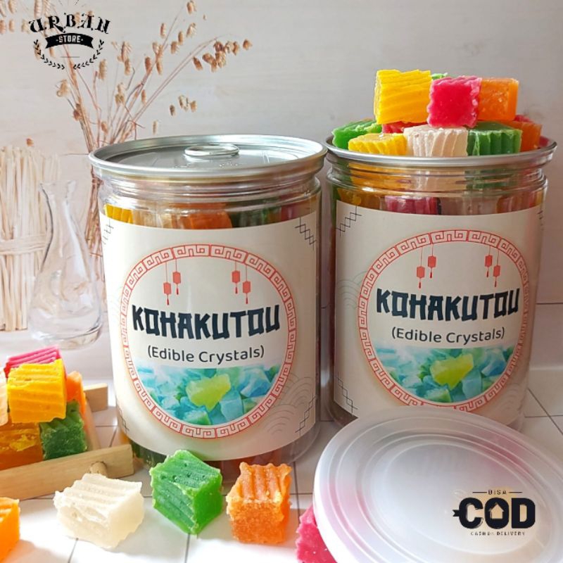 Can - Kohakutou 430gr Hampers Edible Crystal Candy Kohakuto Kualitas Premium