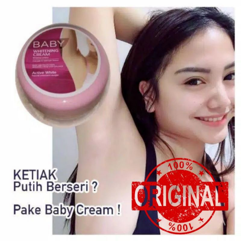 BABY WHITENING Baby Cream Pemutih Shinkurim Pemutih Ketiak - Ketiak Putih Bersih dalam bpom