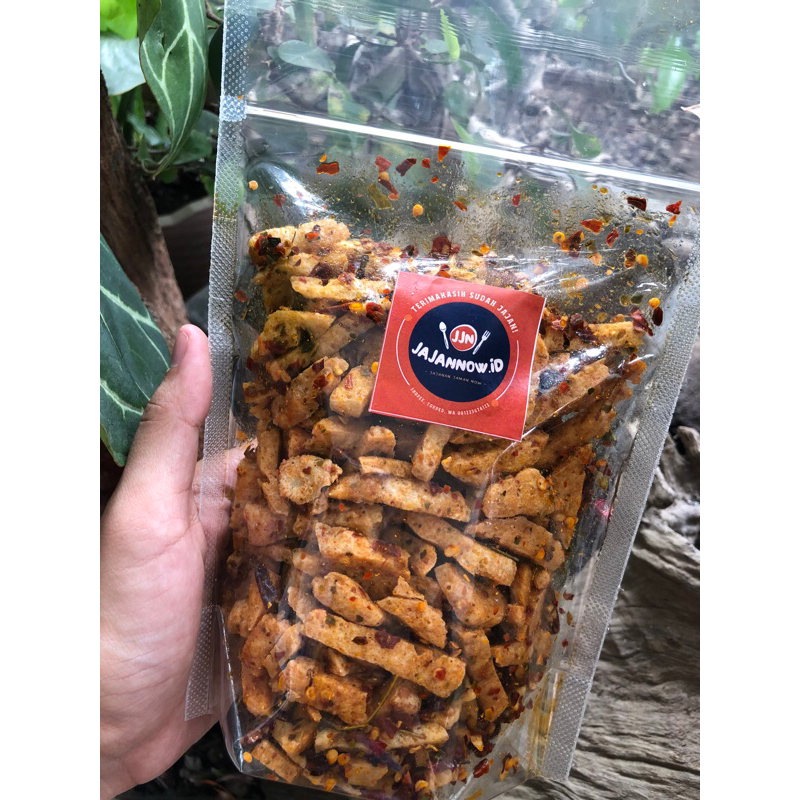 

BASRENG CIKRUH PEDAS DAUN JERUK 250gr | BASRENG PEDAS basreng gurih bandung baso goreng pedas basreng pedas daun jeruk cemilan pedas cemilan gurih cemilan goreng jajanan bandung basreng cikruh daun jeruk basreng khas jajannowid cemilan pedas daun jeruk