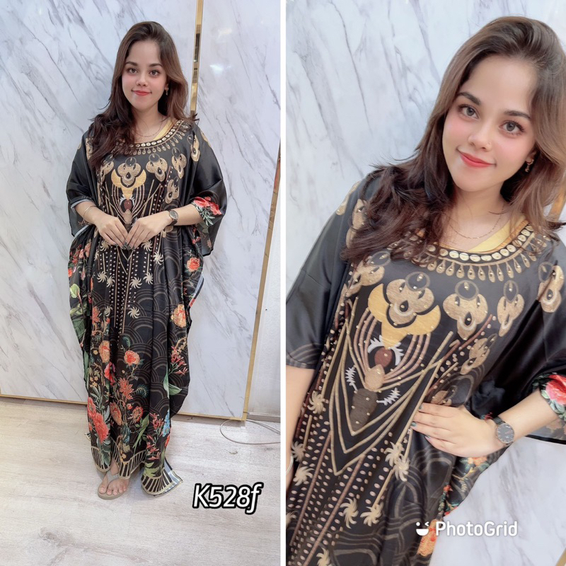 kaftan corak sutra silk