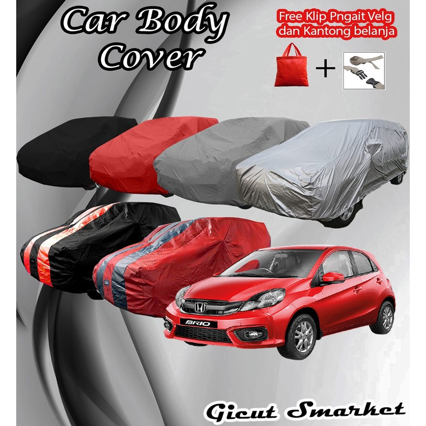 selimut sarung body cover mobil brio free pengikat