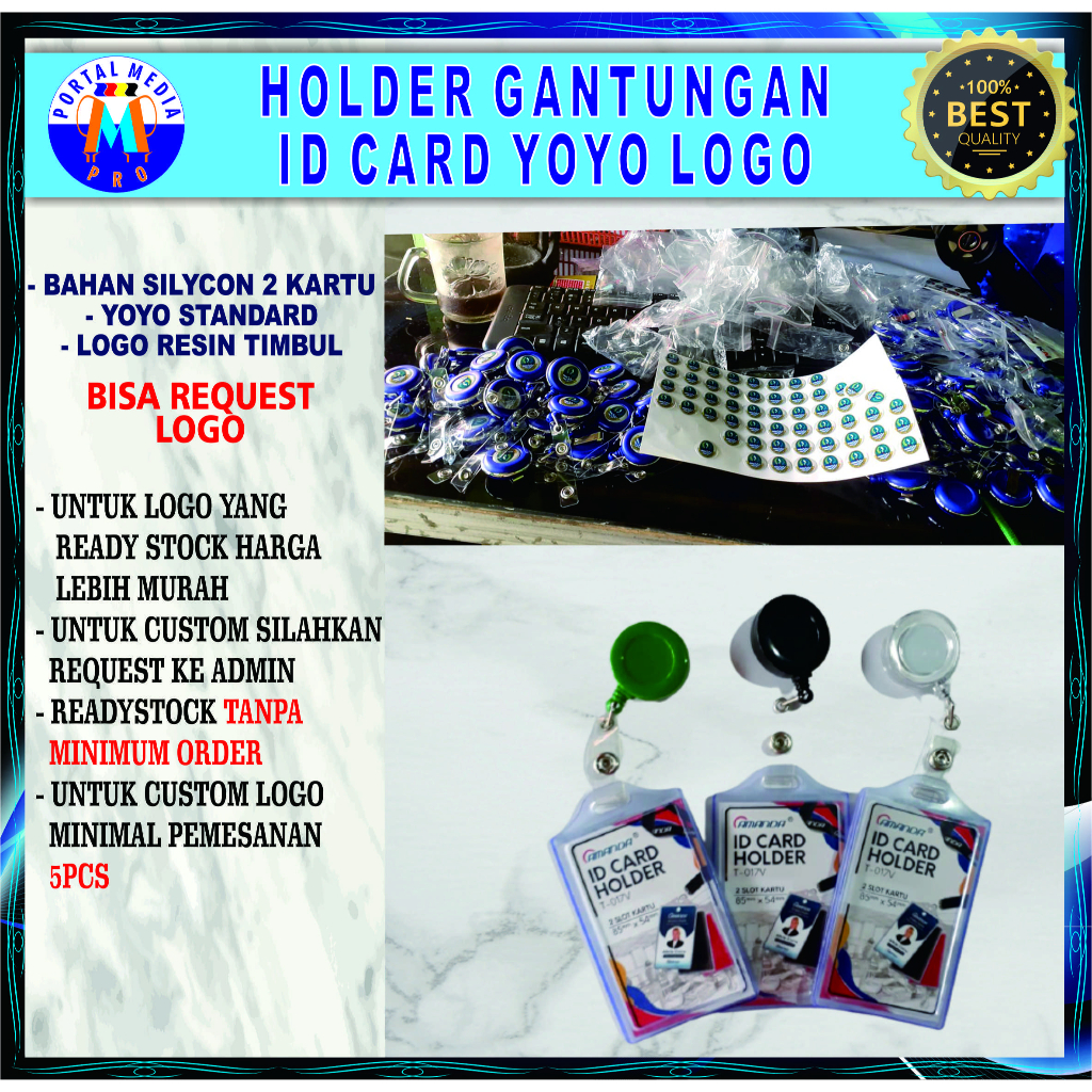 

Holder ID Card Silycon 2 kartu