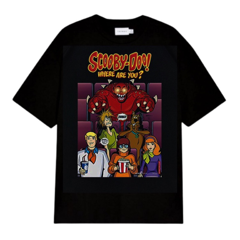 KAOS VINTAGE SCOOBY DOO MOVIE | T-SHIRT CARTOON VINTAGE SCOOBY DOO | BAJU KARTUN | BAJU SCOOBY DOO