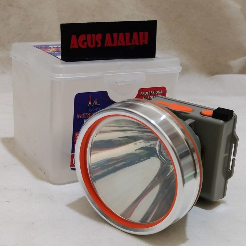 ✅cod senter kepala jumbo 100watt led cree cahaya putih mitsuyama