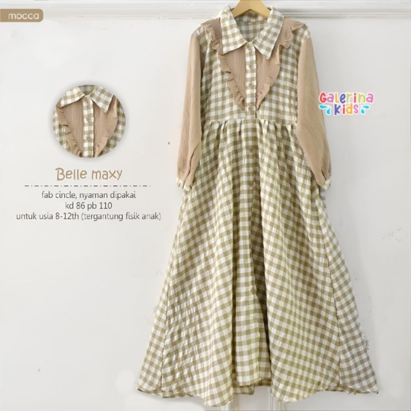Belle Maxy Original By Galerina Maxi Dress Anak
