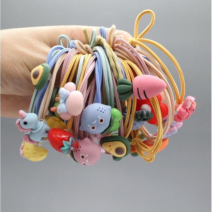 Ikat rambut / karet karakter 1 pcs