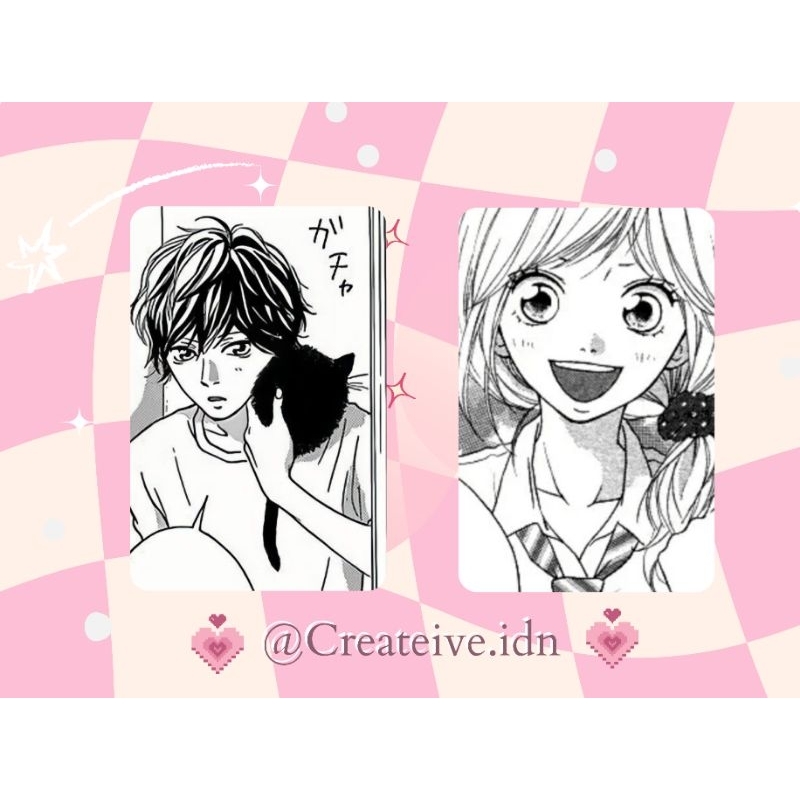 [PC UNOFF] Photocard Manga Ver AO HARU RIDE - text doff