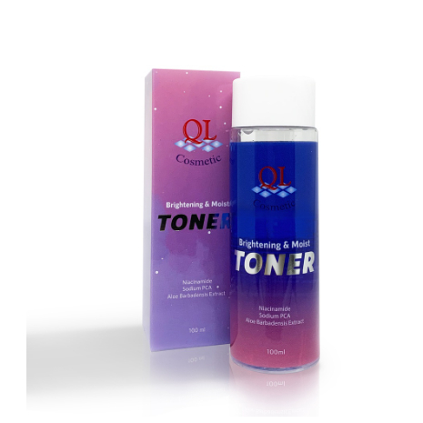 QL Cosmetic Brightening &amp; Moist Toner - 100 ML