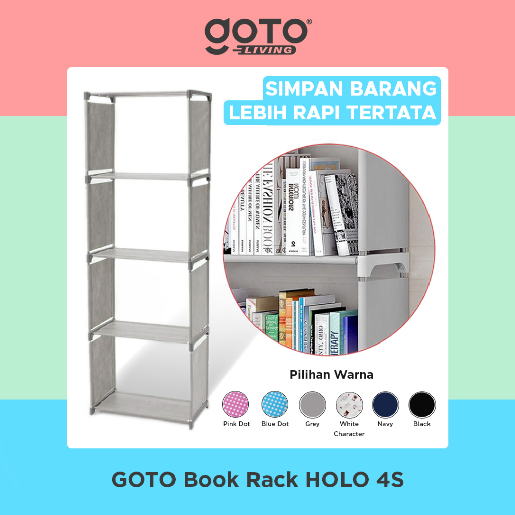 Goto Holo Lemari Multifungsi Rak Buku Serbaguna