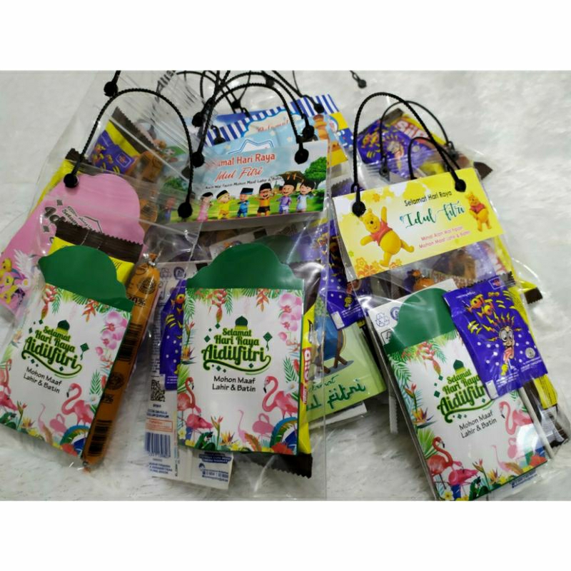 Plastik Idul Fitri /Plastik snack/ukuran 20x30/ukuran 25x35/ukuran 30x40/Plastik THR/kantong Bingkisan/plastik Lebaran/plastik Besar