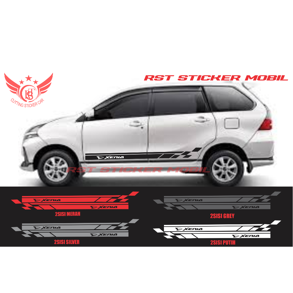 new sticker mobil xenia cutting sticker mobil daihatsu xenia terbaru