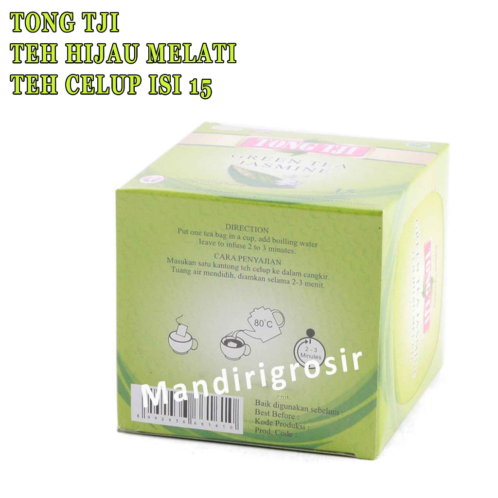 Teh Hijau Melati* Tong Tji* Teh Celup* 30gr* 15 kantong