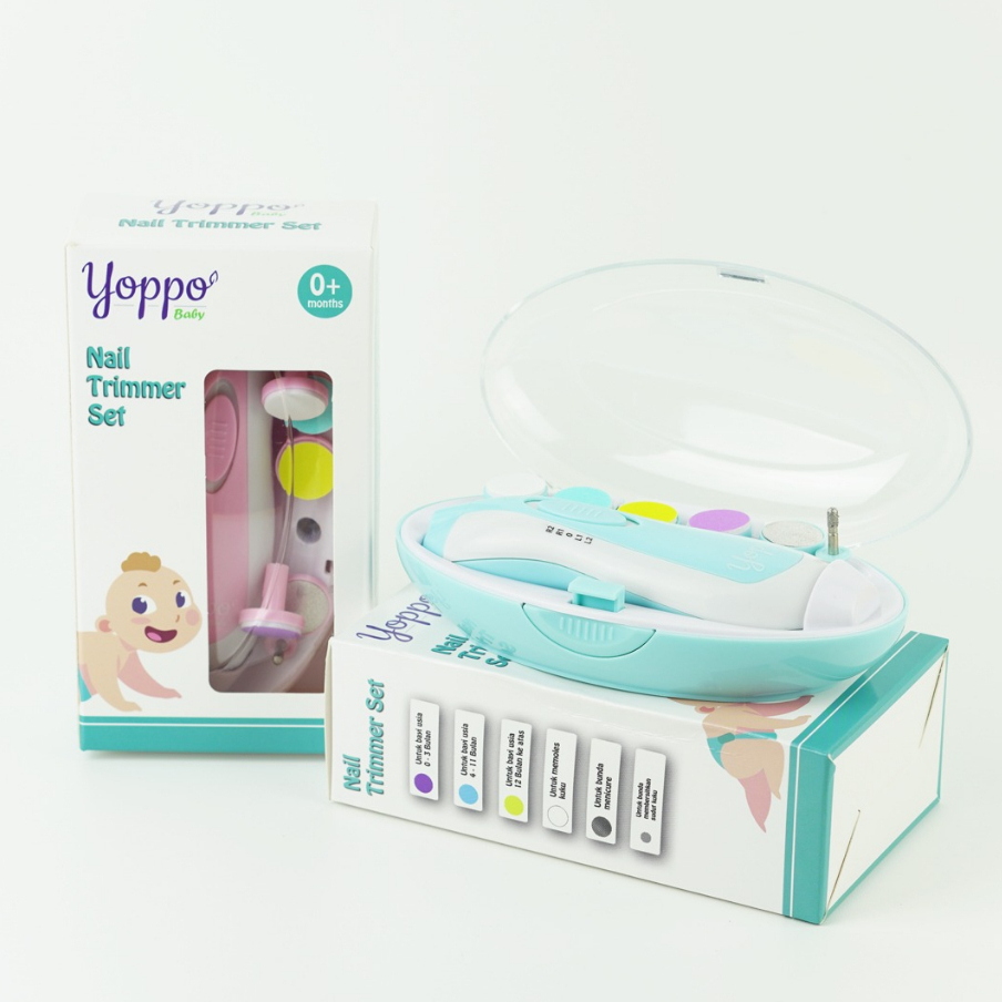 Yoppo baby- Kikir Kuku Bayi Set / Gunting Kuku Bayi / Bayi Nail Trimmer