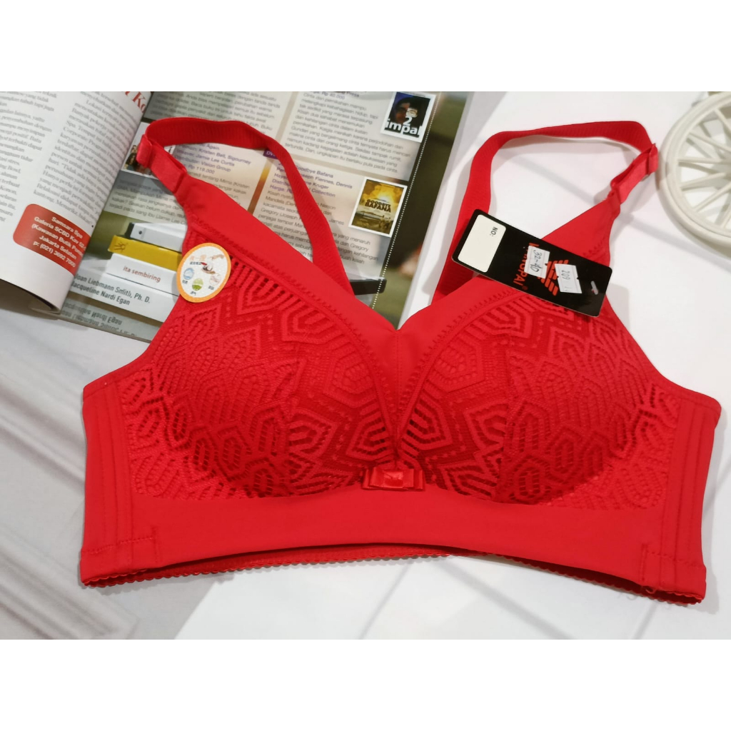 BRA / BH WANITA 209 TIDAK ADA KAWAT BUSA SEDANG SIZE 3-40