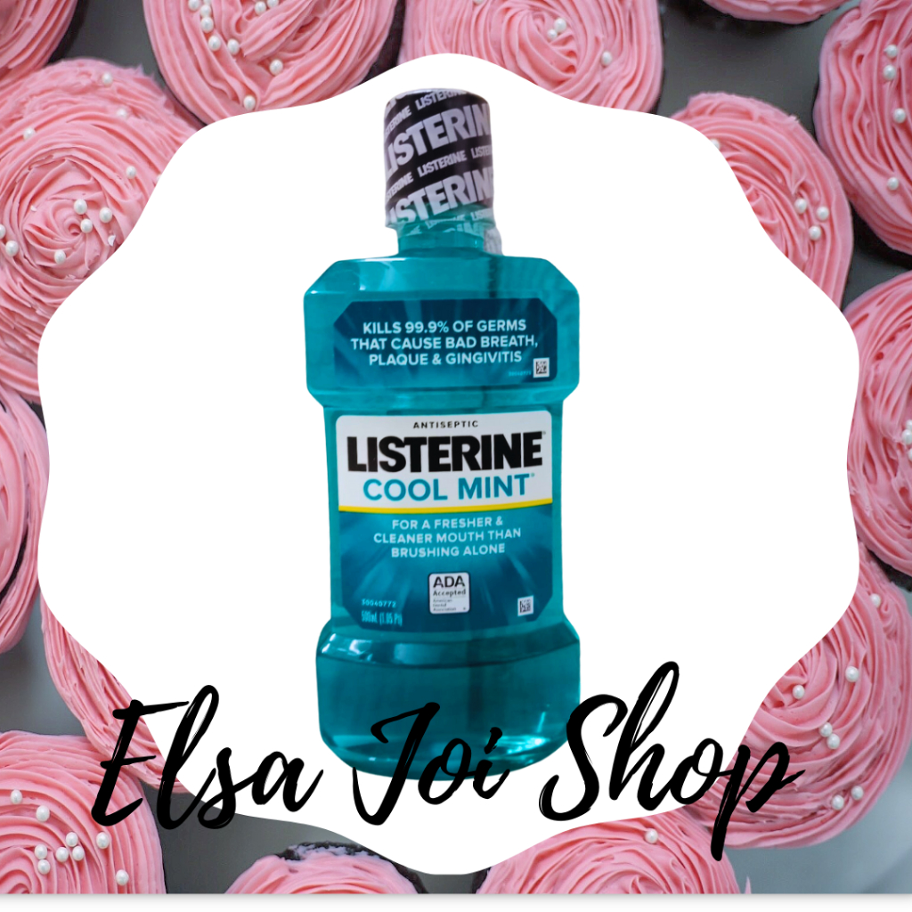 LISTERINE COOL MINT Antiseptic Mouthwash - 500 Ml ORIGINAL USA