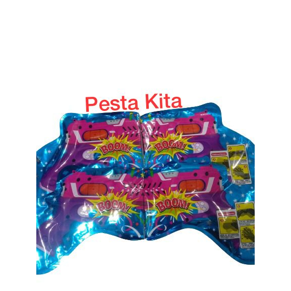 Party Popper Confetti Bom Bag Pistol / Boom Bag Popper Confetti Pesta Ulang Tahun