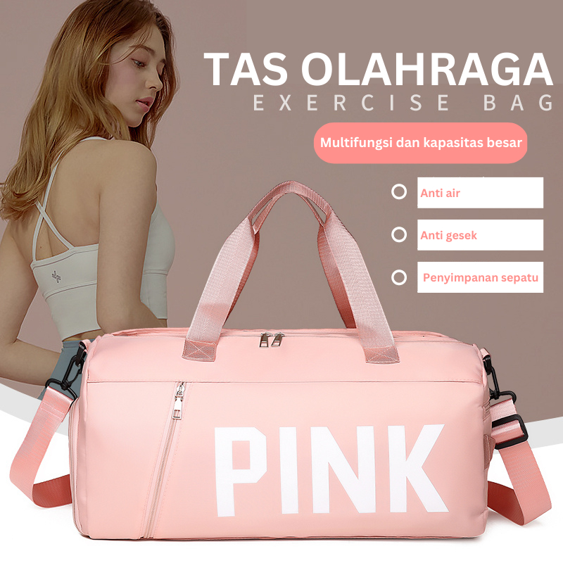 Highland Tas Travel Duffel Bag Gym Pria Wanita Unisex Backpacker Fitness Waterproof Import Tas Mudik Bisa Untuk Pakaian Sport Outdoor Bag TTB108