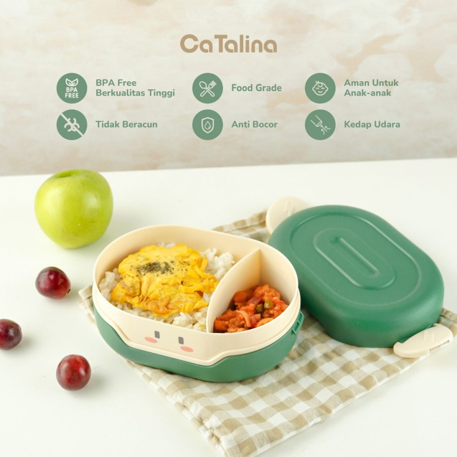 CA TALINA Lunch Box 780 ml - Kotak Makan Plastik Anak