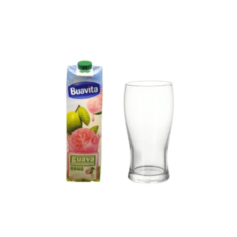 

Buavita Guava Jus Jambu Sumber Vit A Dan Vit C Halal 1000Ml + Gelas 60cl