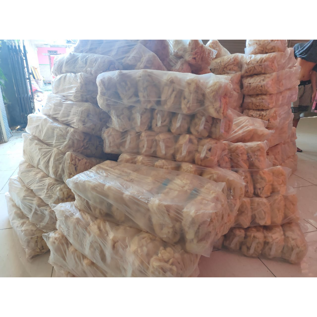 LIDAH cuanki isi 100pcs / Toping Baso Aci / Seblak khas Garut Cuangki Kering / Topping Seblak