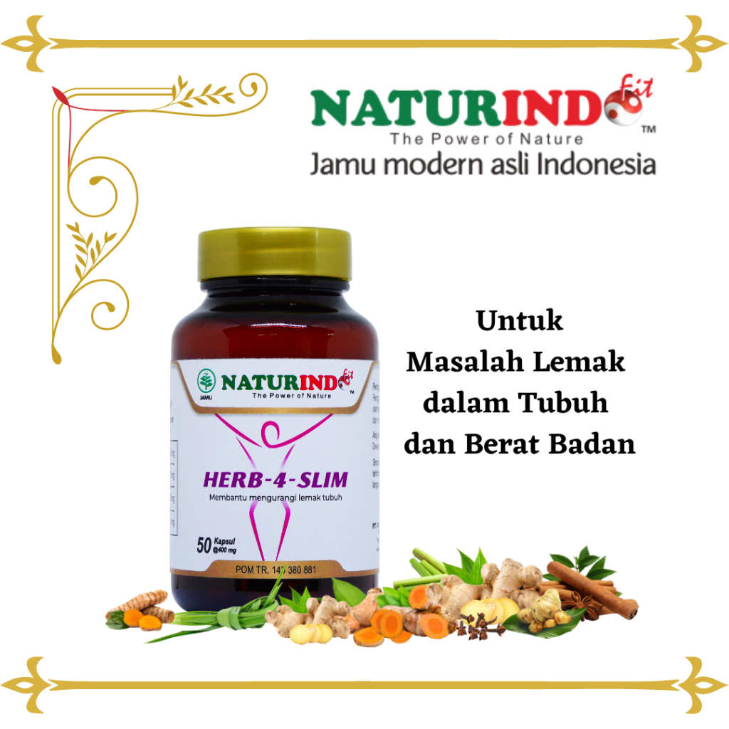 Herb 4 Slim Naturindo Herbal Diet Langsing