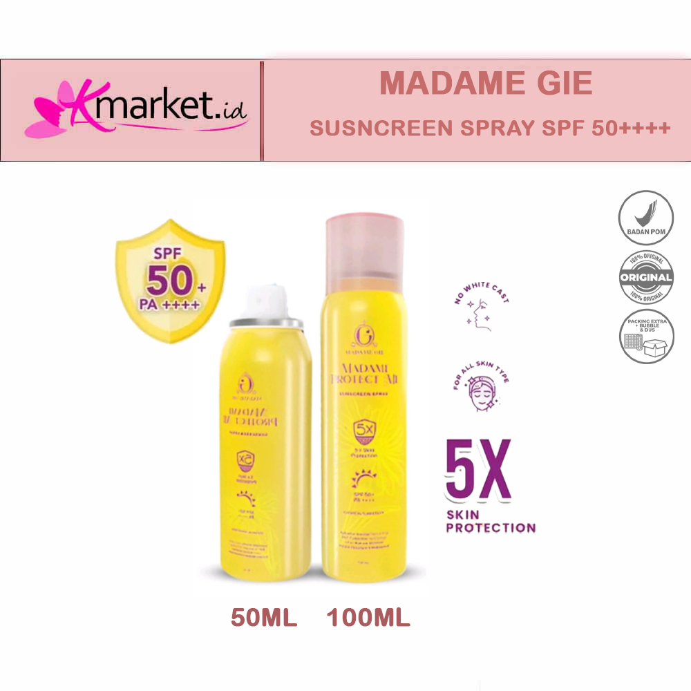 Madame Gie Protect Me Spray Sunscreen SPF 50+ PA++++