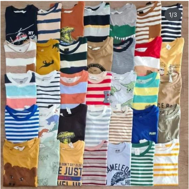 kaos hnm anak laki laki