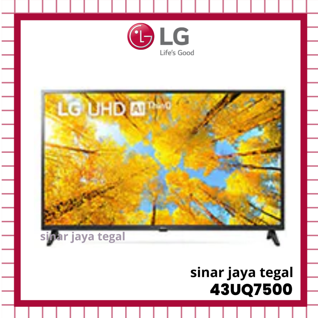 TV LED LG 43INCH 43UQ7500 UHD TV SMART TV