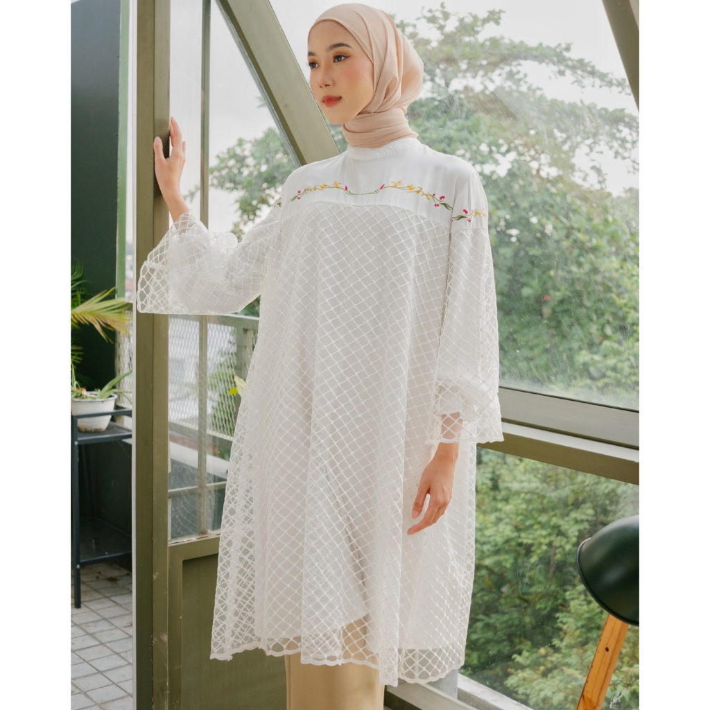 Myrubylicious OMEDIA TUNIC | TUNIC | TUNIC WANITA | TUNIC LENGAN PANJANG  | TUNIC RAYON | TUNIC BROCADE